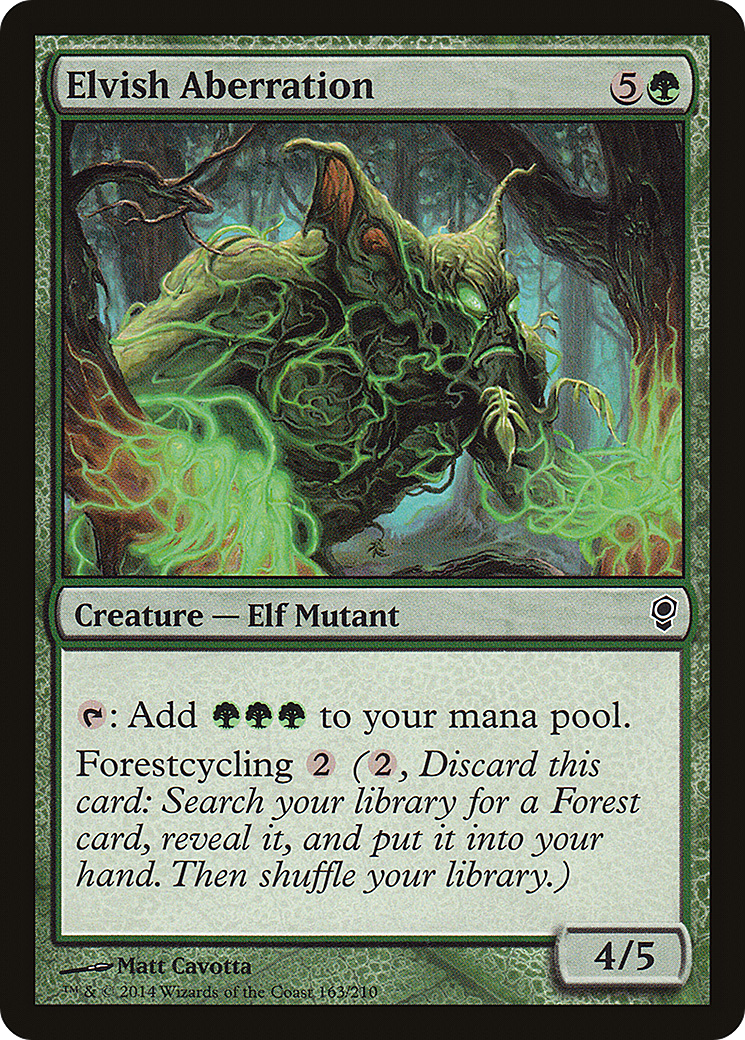 Elvish Aberration (CNS-163) [Conspiracy] Foil