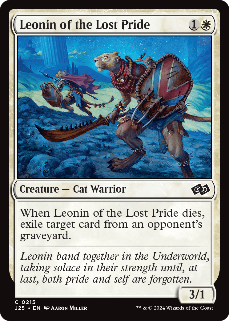 Leonin of the Lost Pride (J25-215) [Foundations Jumpstart]