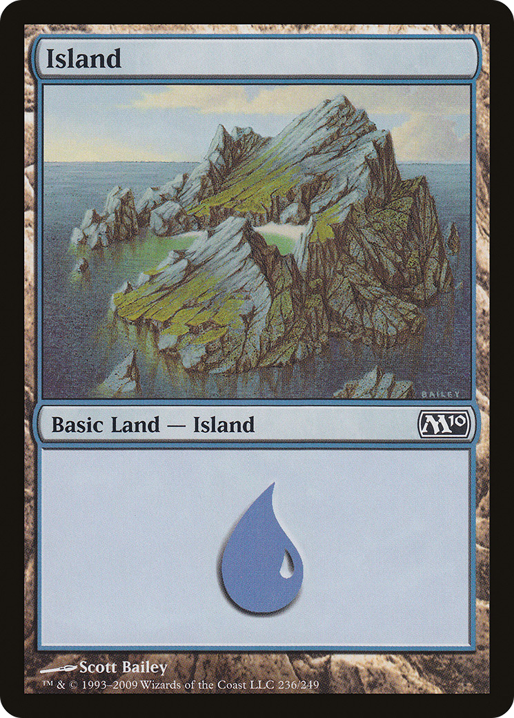 Island (M10-236) [Magic 2010] Foil