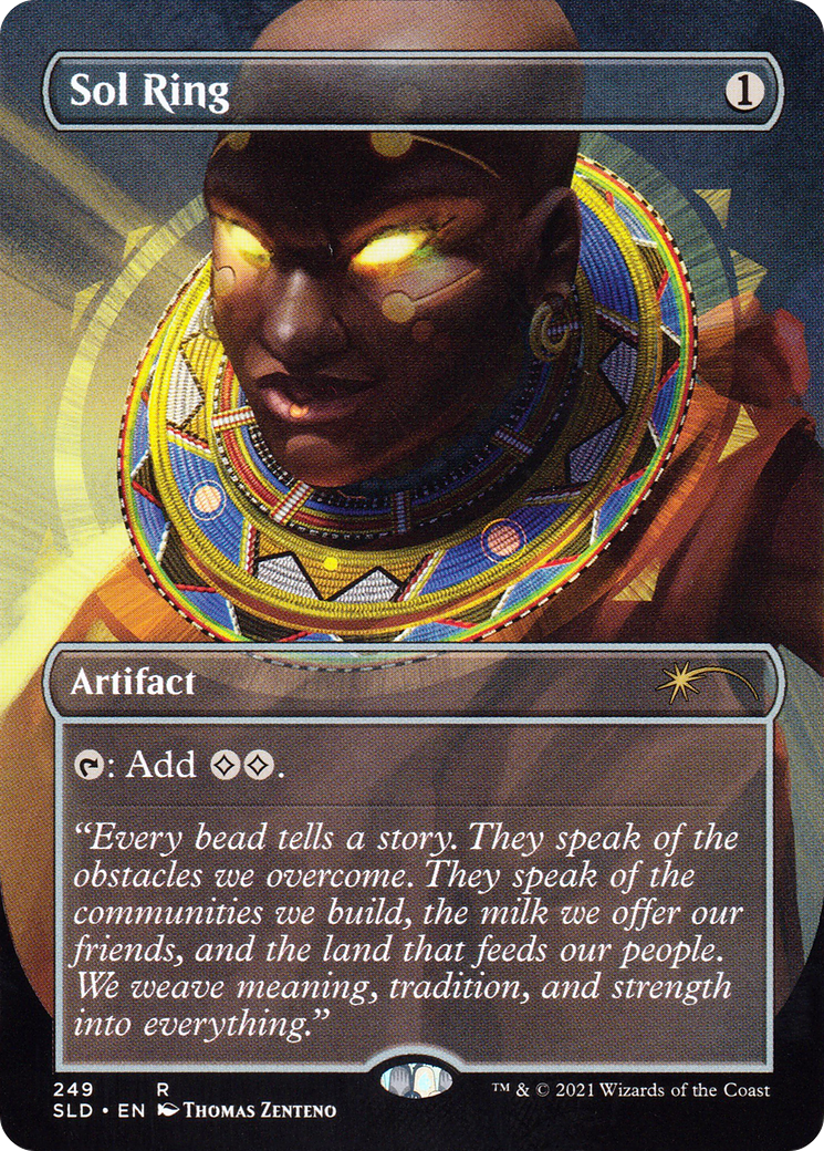 Sol Ring (SLD-249) (Borderless) [Secret Lair Drop] Foil