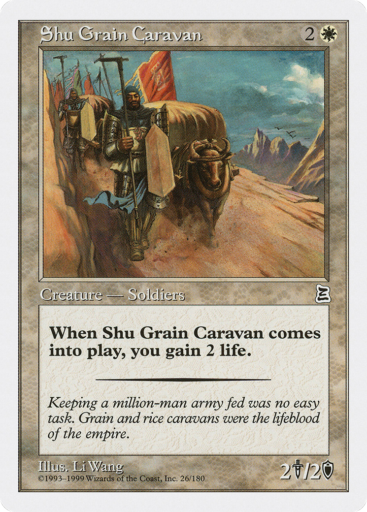 Shu Grain Caravan (PTK-026) [Portal Three Kingdoms]