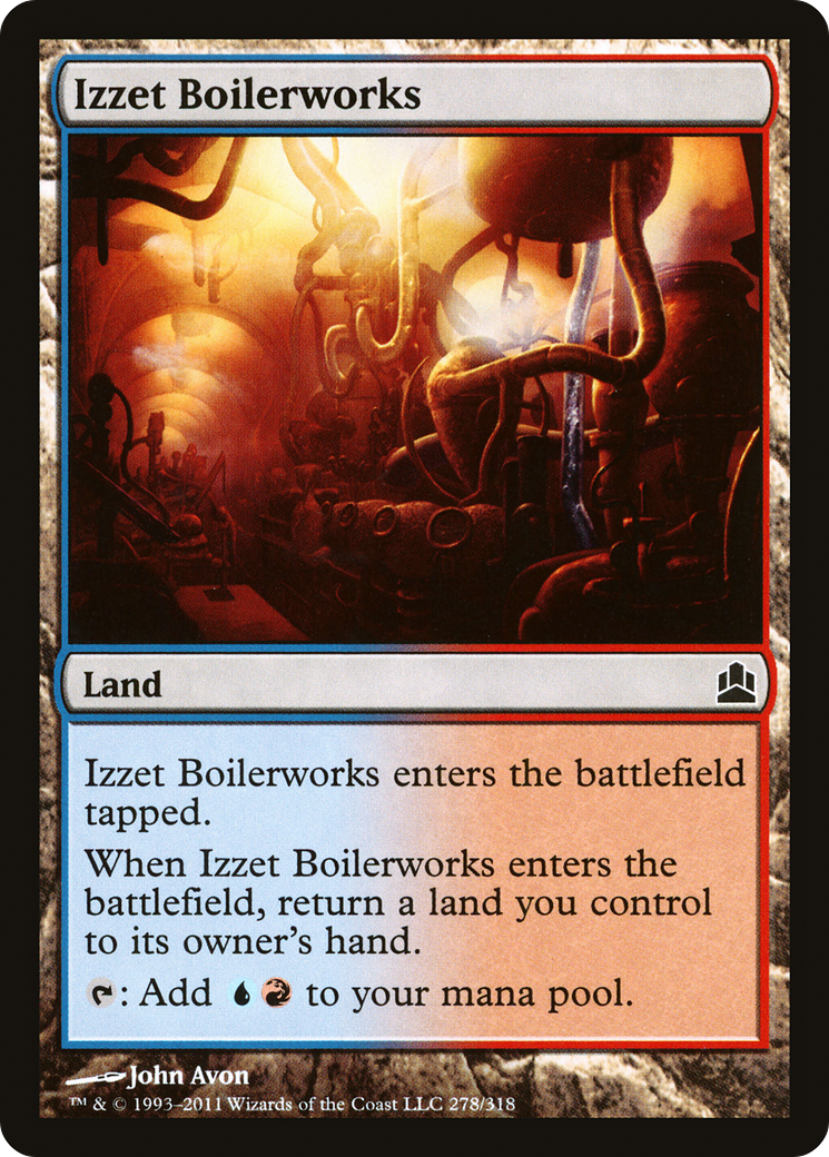 Izzet Boilerworks (CMD-278) [Commander 2011]