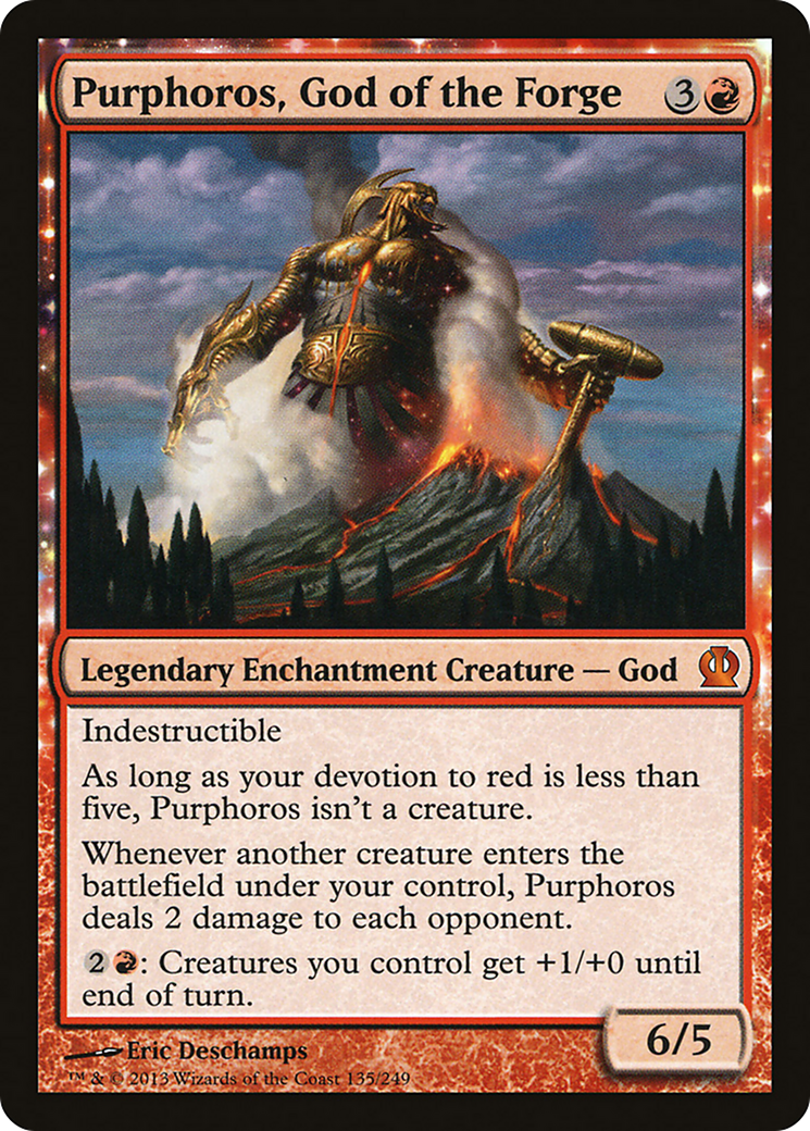 Purphoros, God of the Forge (THS-135) [Theros]