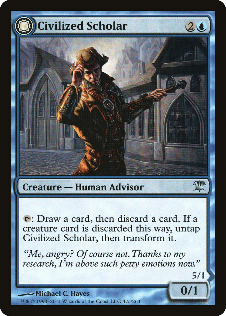 Civilized Scholar (ISD-047) [Innistrad] Foil