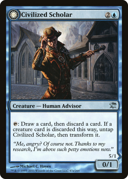 Civilized Scholar (ISD-047) [Innistrad] Foil