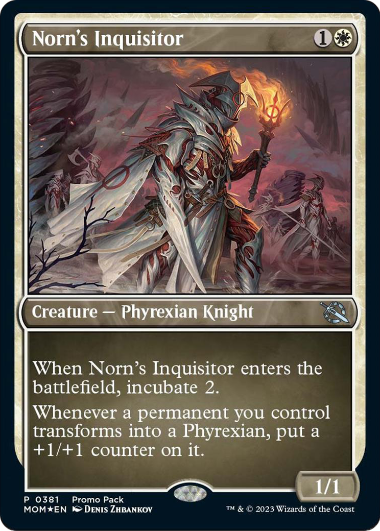 Norn's Inquisitor (PPMOM-381) [Promo Pack: March of the Machine] Foil