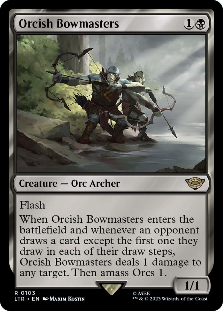 Orcish Bowmasters (LTR-103) [The Lord of the Rings: Tales of Middle-earth]
