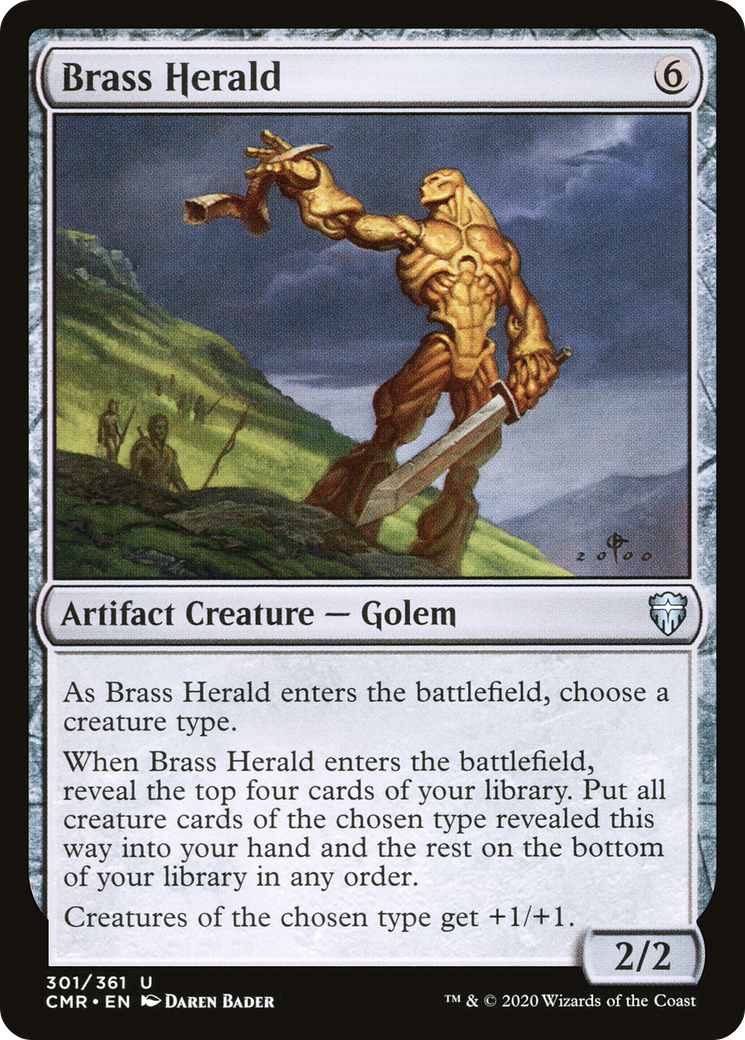 Brass Herald (CMR-301) [Commander Legends]