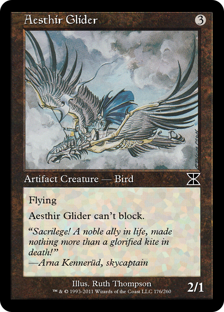 Aesthir Glider (ME4-176) [Masters Edition IV] Foil