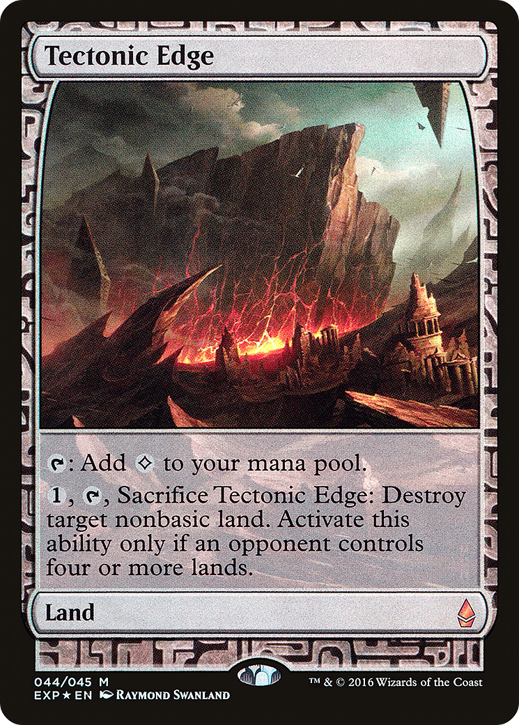 Tectonic Edge (EXP-044) [Zendikar Expeditions] Foil