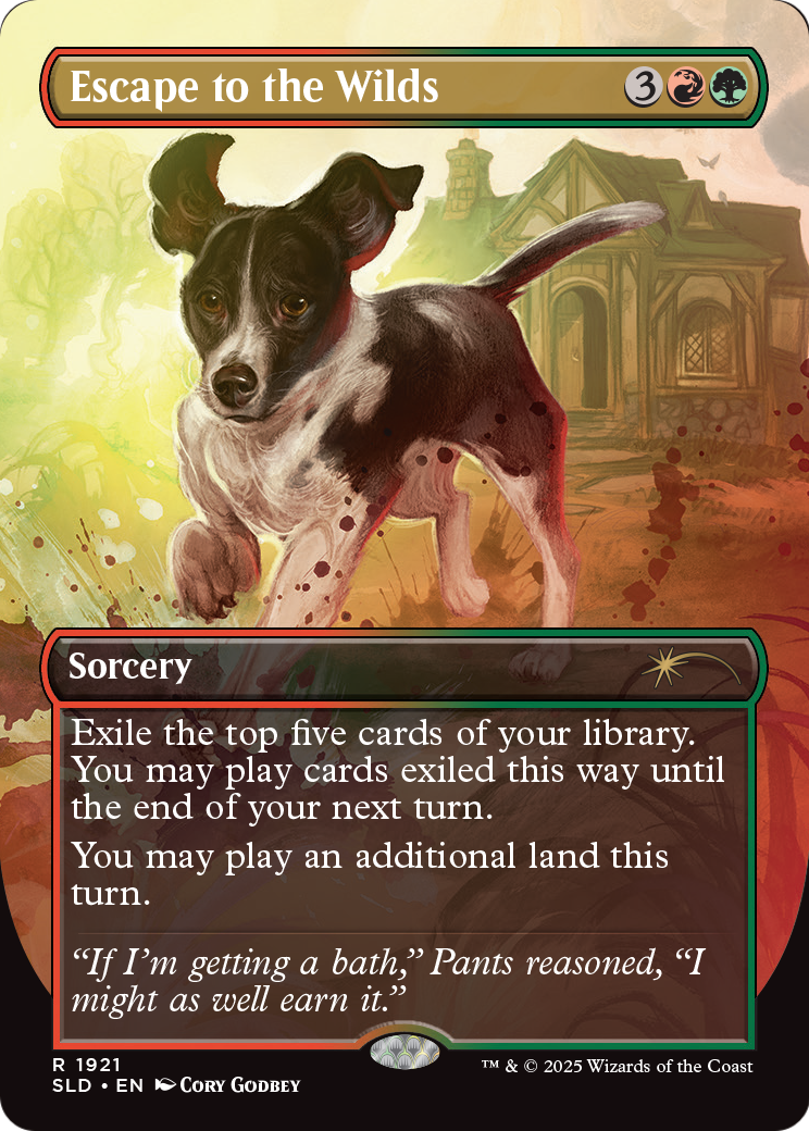 Escape to the Wilds (SLD-1921) (Borderless) [Secret Lair Drop] Foil