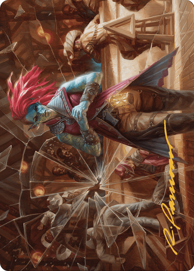 Obeka, Splitter of Seconds // Obeka, Splitter of Seconds (AOTJ-028) (Borderless) [Outlaws of Thunder Junction Art Series] Foil