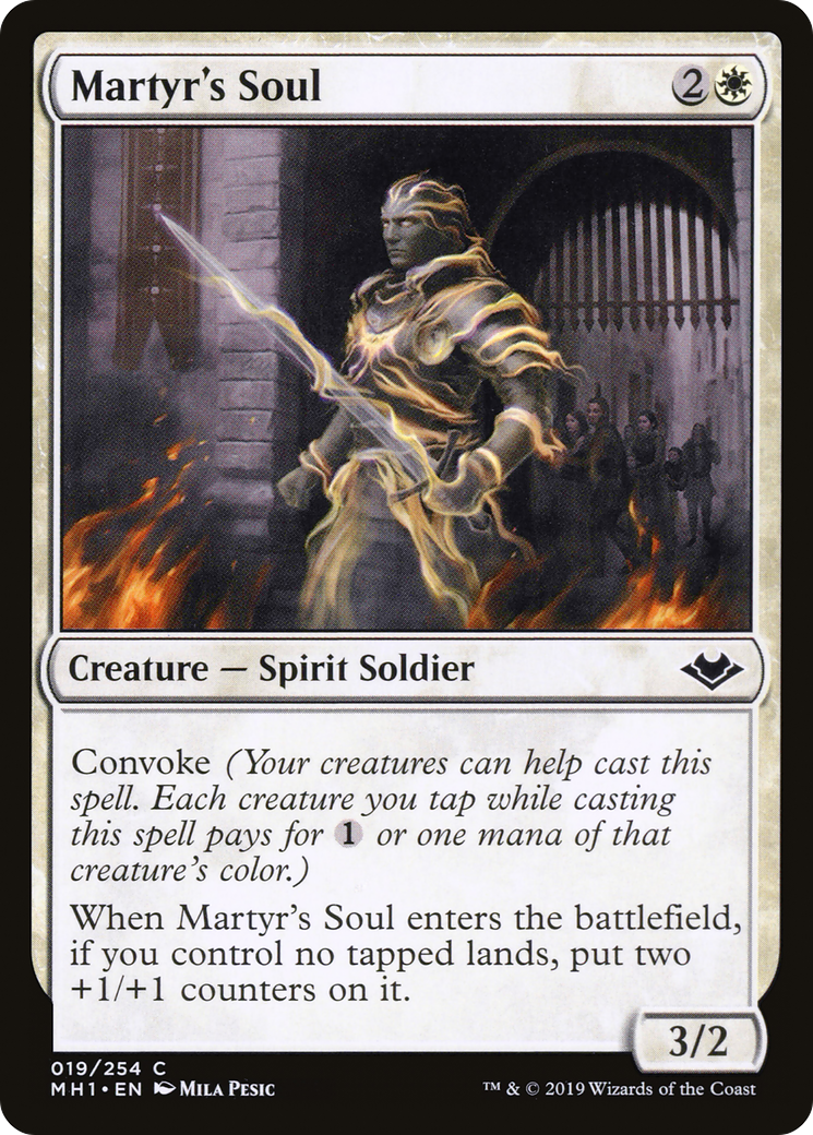 Martyr's Soul (MH1-019) [Modern Horizons]