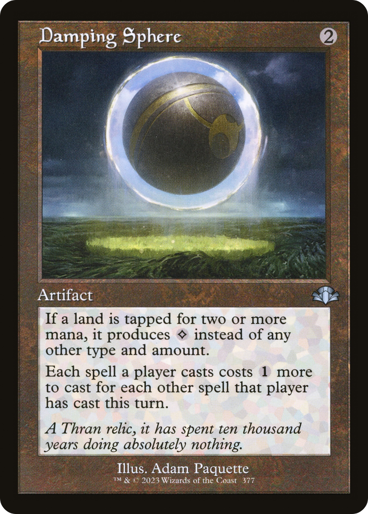 Damping Sphere (Retro Frame) (DMR-377) [Dominaria Remastered]