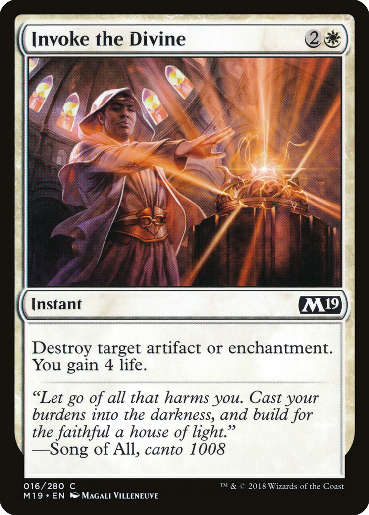 Invoke the Divine (M19-016) [Core Set 2019]