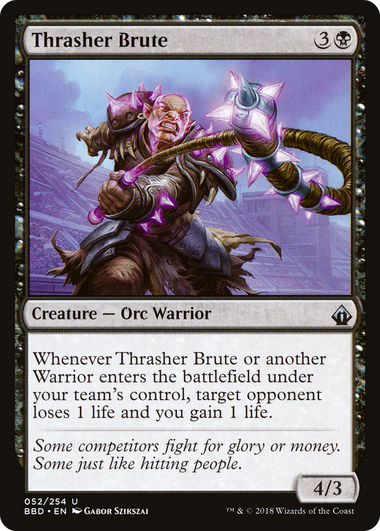 Thrasher Brute (BBD-052) [Battlebond] Foil