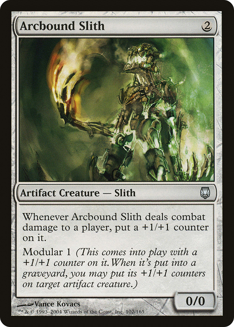 Arcbound Slith (DST-102) [Darksteel] Foil