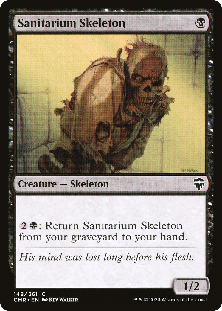 Sanitarium Skeleton (CMR-148) [Commander Legends]