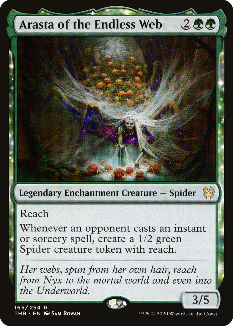 Arasta of the Endless Web (THB-165) [Theros Beyond Death] Foil