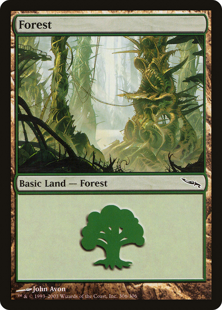 Forest (MRD-306) [Mirrodin] Foil