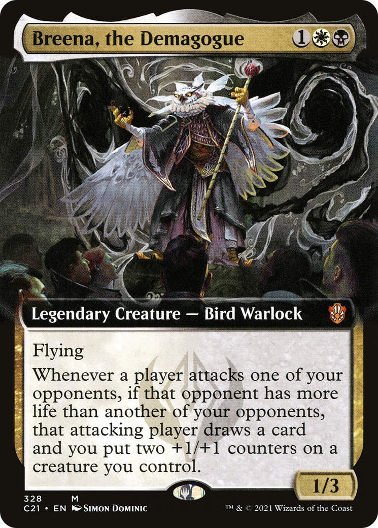 Breena, the Demagogue (Extended Art) (C21-328) [Commander 2021]