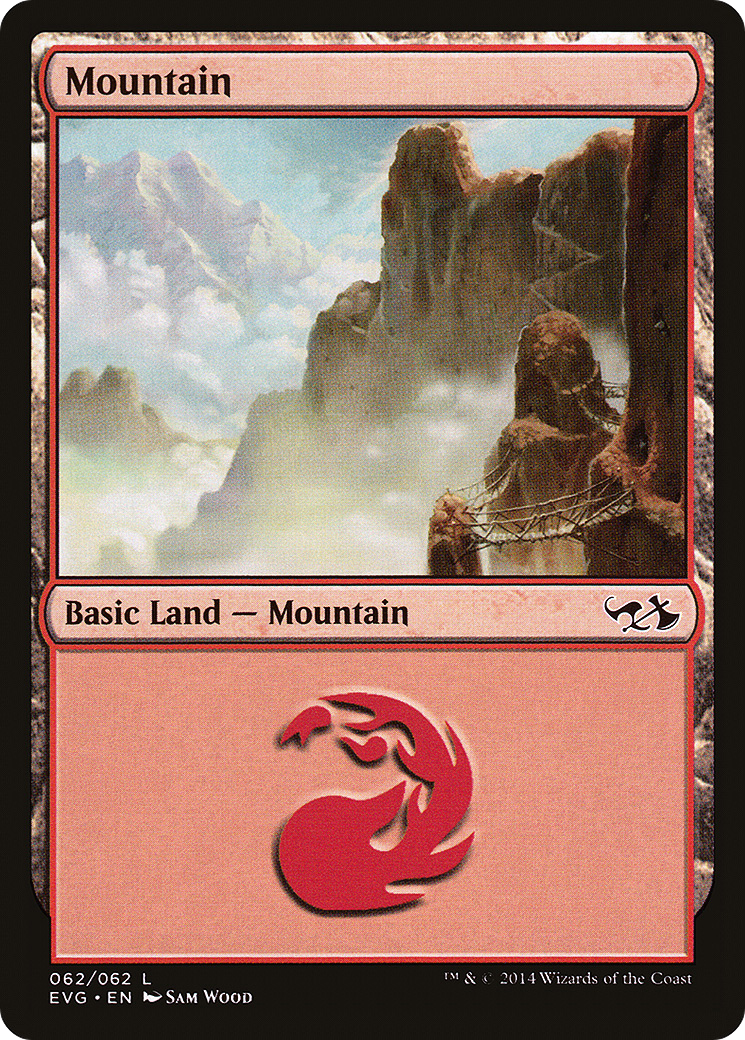 Mountain (DD3-062) (Goblins vs Elves) [Duel Decks Anthology: Elves vs. Goblins]