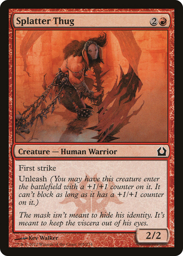 Splatter Thug (RTR-105) [Return to Ravnica]