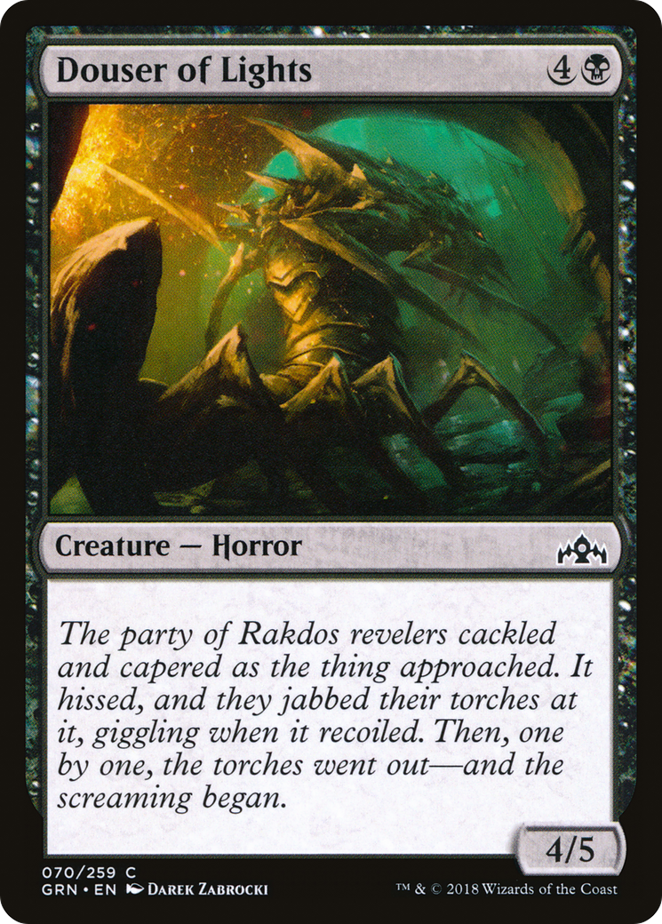 Douser of Lights (GRN-070) [Guilds of Ravnica] Foil
