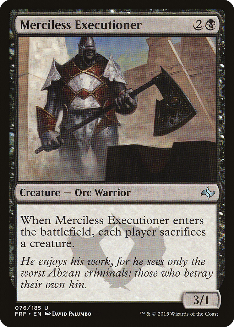 Merciless Executioner (FRF-076) [Fate Reforged]