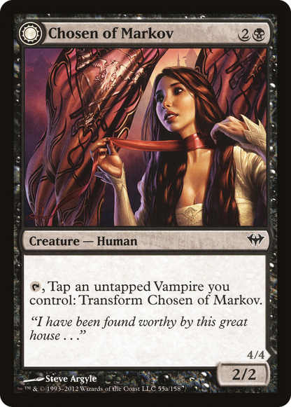 Chosen of Markov (DKA-055) [Dark Ascension] Foil