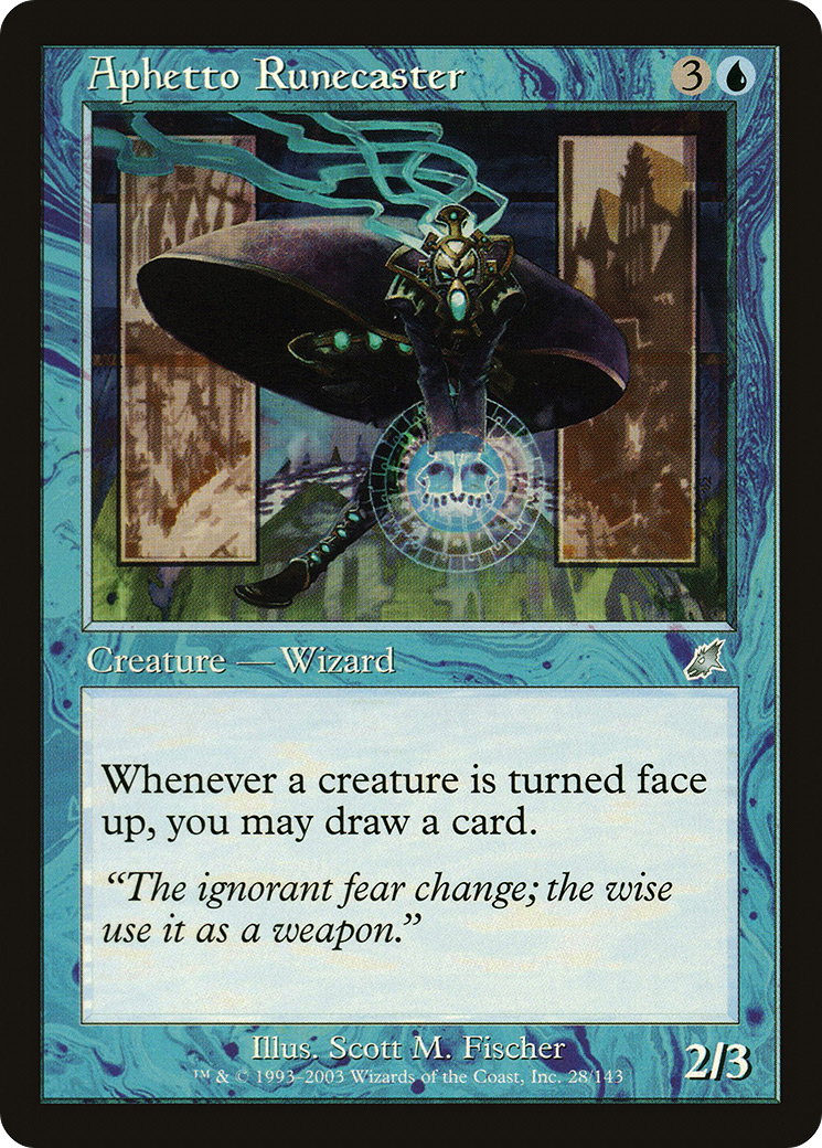 Aphetto Runecaster (SCG-028) [Scourge]