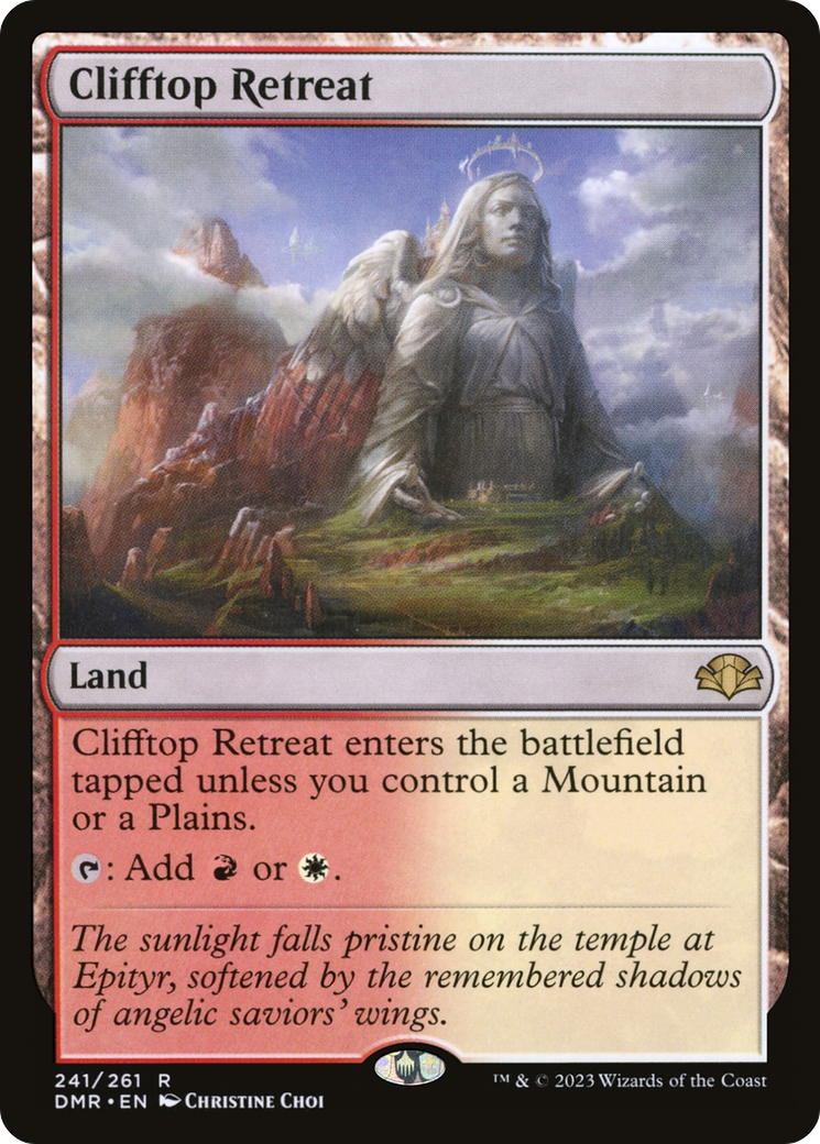 Clifftop Retreat (DMR-241) [Dominaria Remastered] Foil