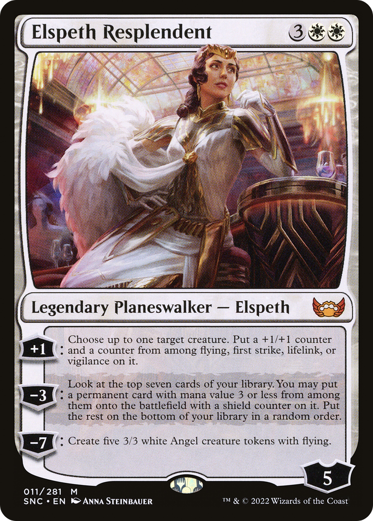 Elspeth Resplendent (SNC-011) [Streets of New Capenna] Foil