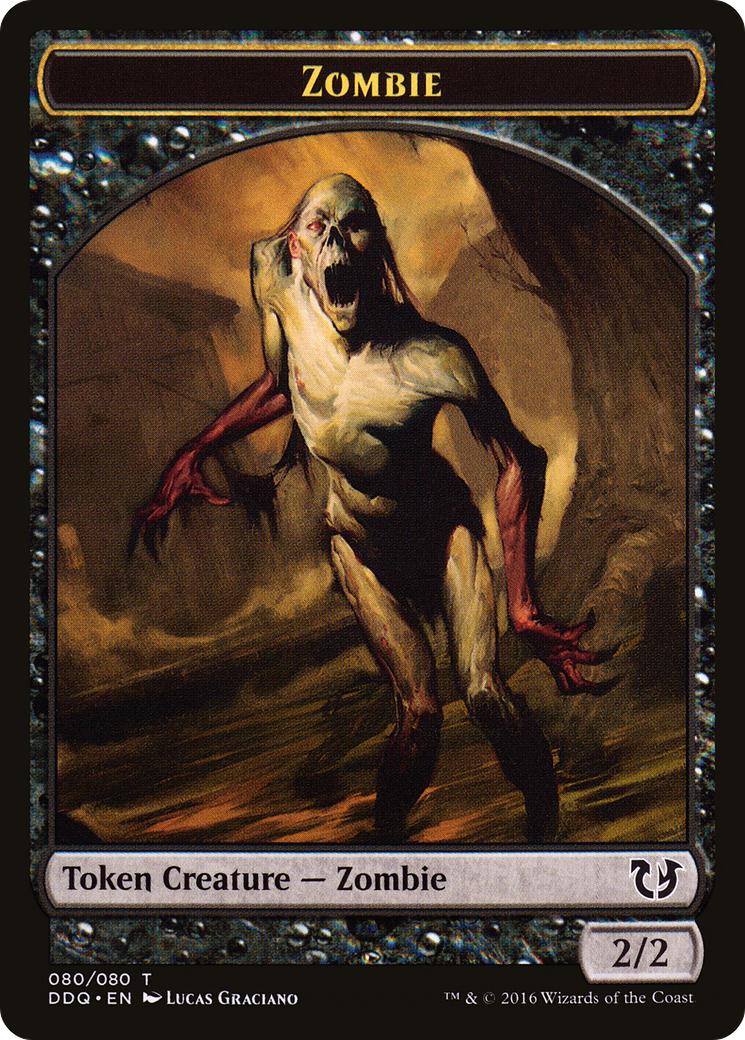Zombie Token (DDQ-080) [Duel Decks: Blessed vs. Cursed]