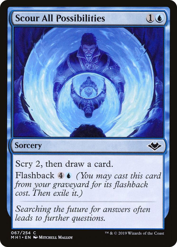 Scour All Possibilities (MH1-067) [Modern Horizons] Foil
