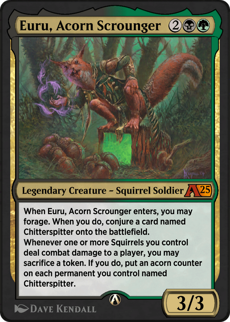 Euru, Acorn Scrounger (YBLB-024) [Alchemy: Bloomburrow]