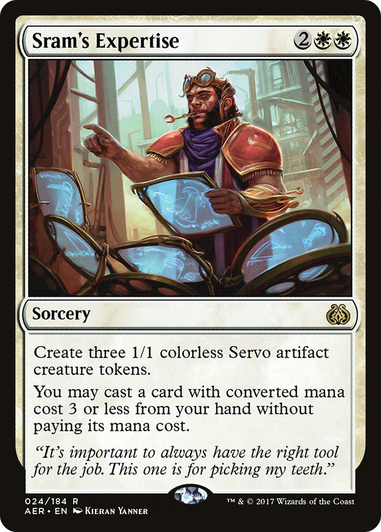 Sram's Expertise (AER-024) [Aether Revolt] Foil