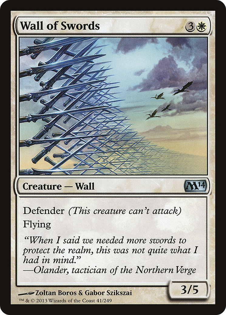 Wall of Swords (M14-041) [Magic 2014]