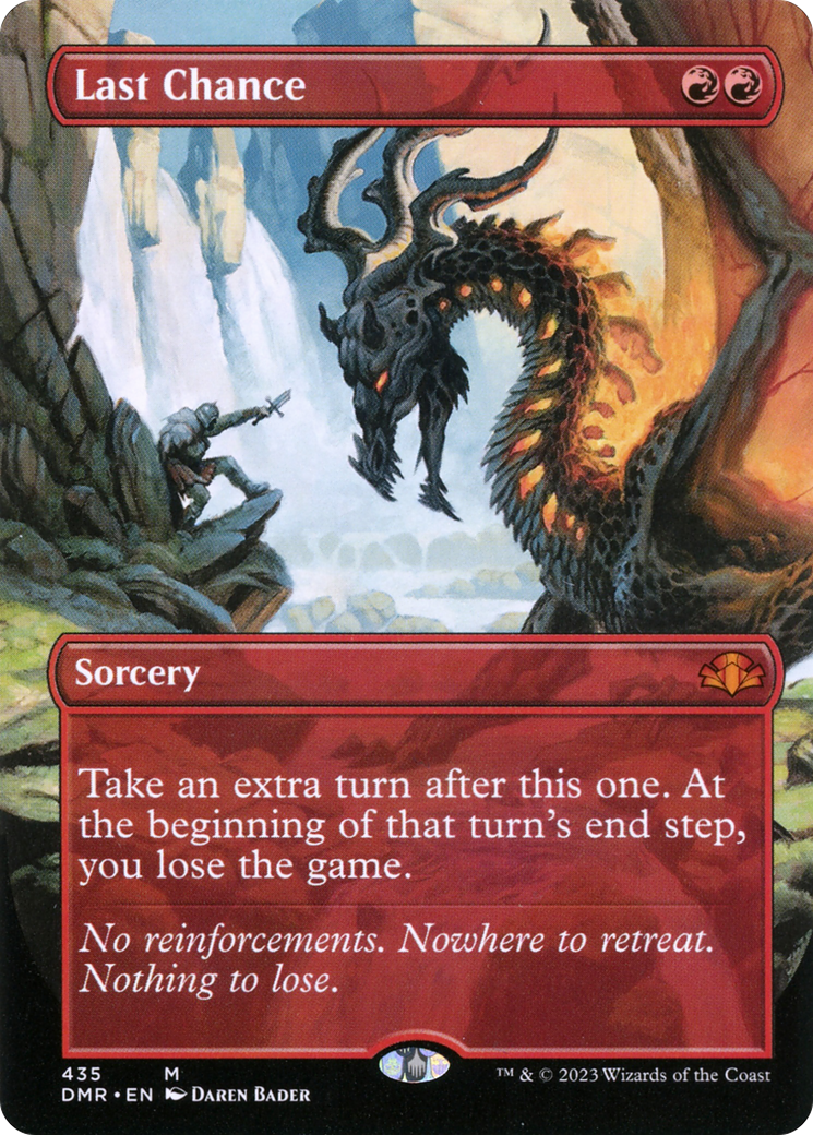 Last Chance (Borderless) (DMR-435) [Dominaria Remastered]