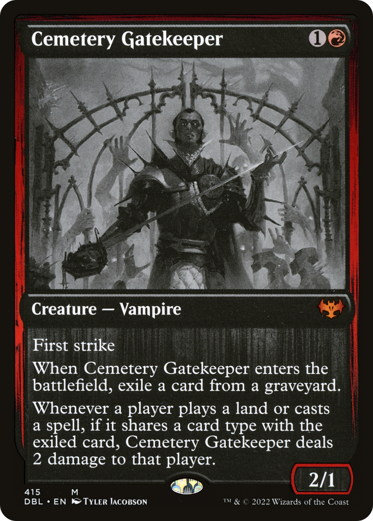 Cemetery Gatekeeper (DBL-415) [Innistrad: Double Feature]