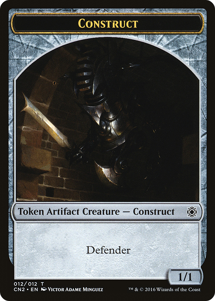 Construct Token (CN2-012) [Conspiracy: Take the Crown Tokens]