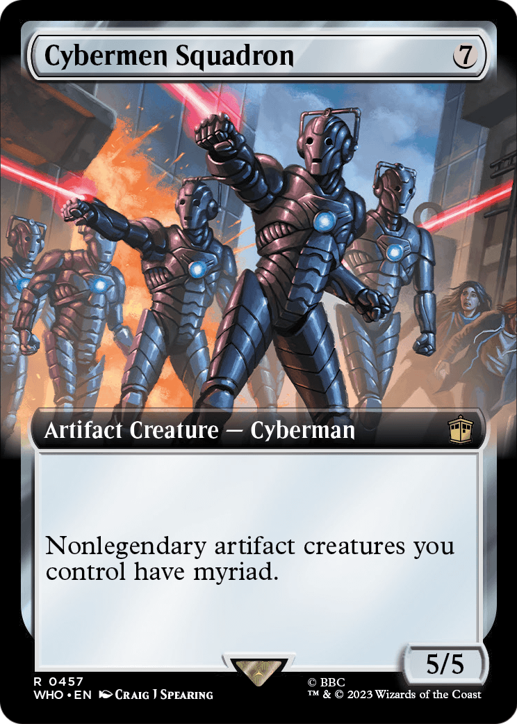 Cybermen Squadron (Extended Art) (WHO-457) [Doctor Who]