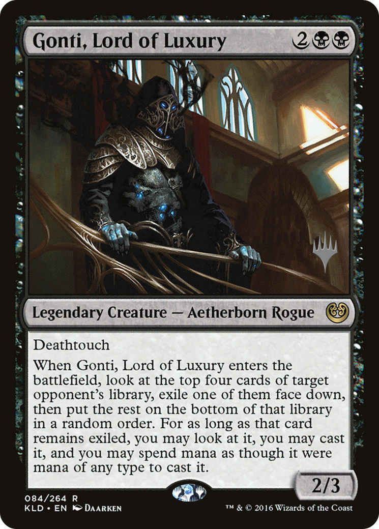 Gonti, Lord of Luxury (PPM21-084) [Promo Pack: Kaladesh Promos] Foil