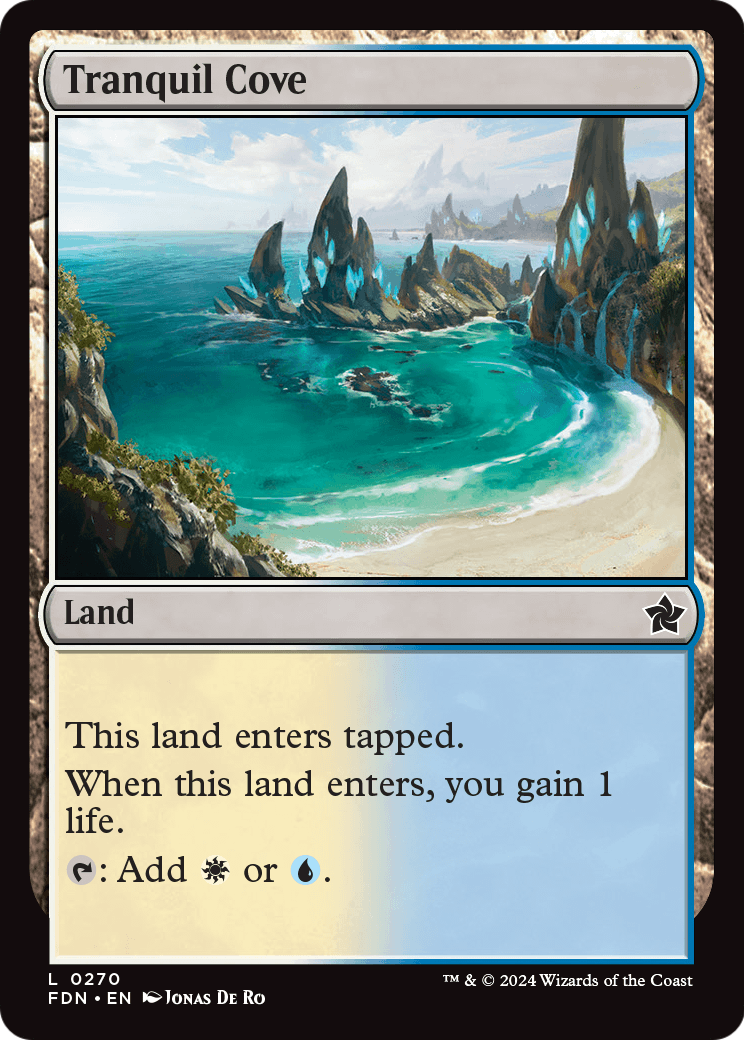 Tranquil Cove (FDN-270) [Foundations] Foil