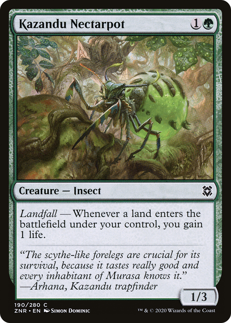 Kazandu Nectarpot (ZNR-190) [Zendikar Rising] Foil