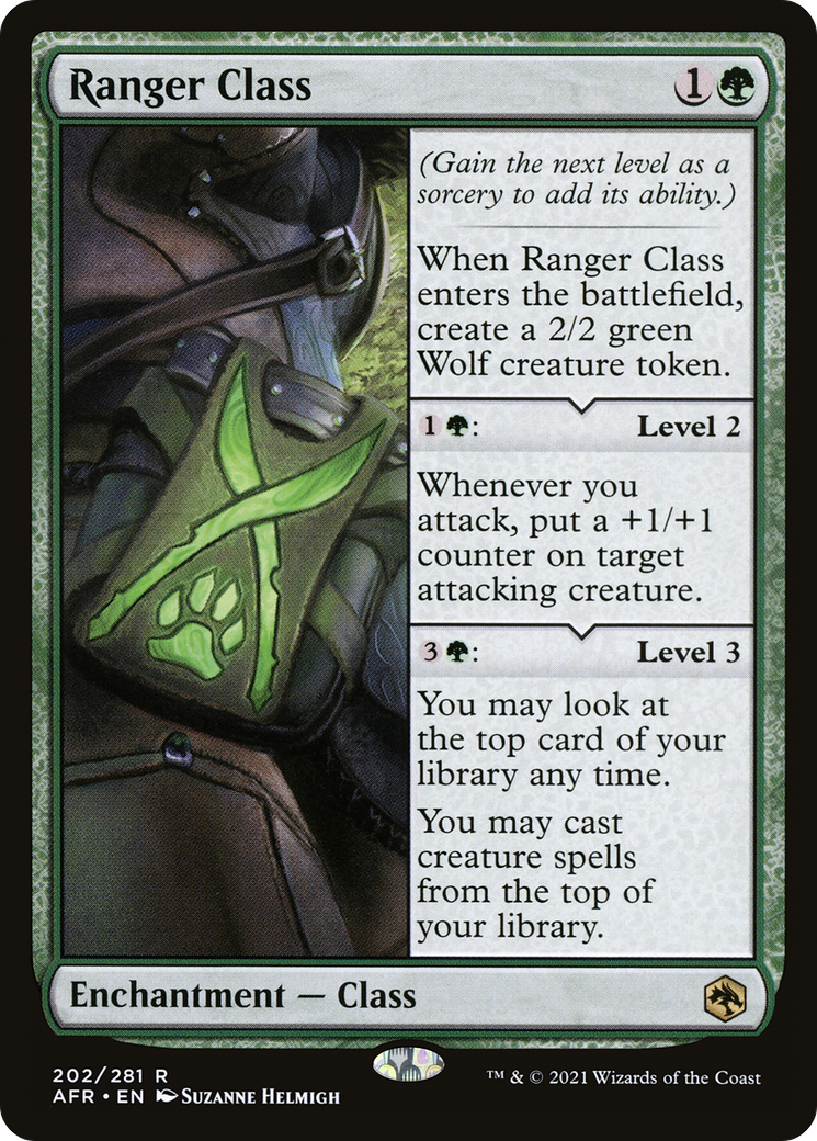 Ranger Class (AFR-202) [Adventures in the Forgotten Realms] Foil