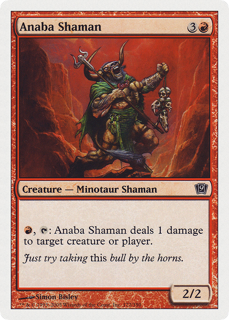 Anaba Shaman (9ED-172) [9th Edition] Foil