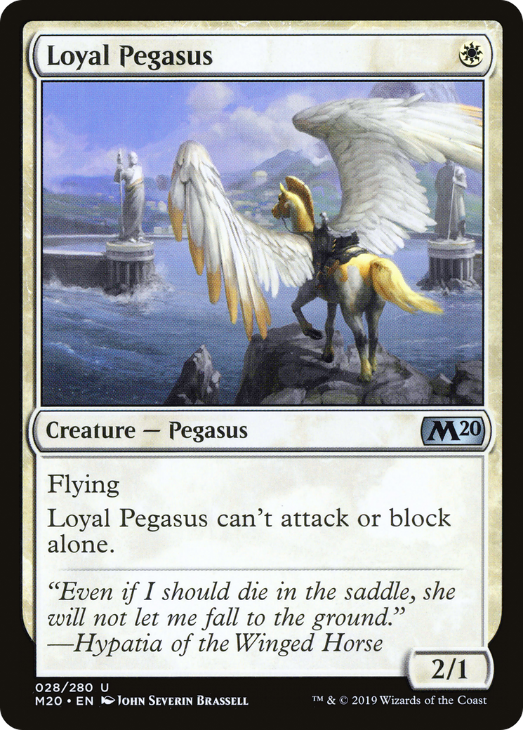 Loyal Pegasus (M20-028) [Core Set 2020] Foil