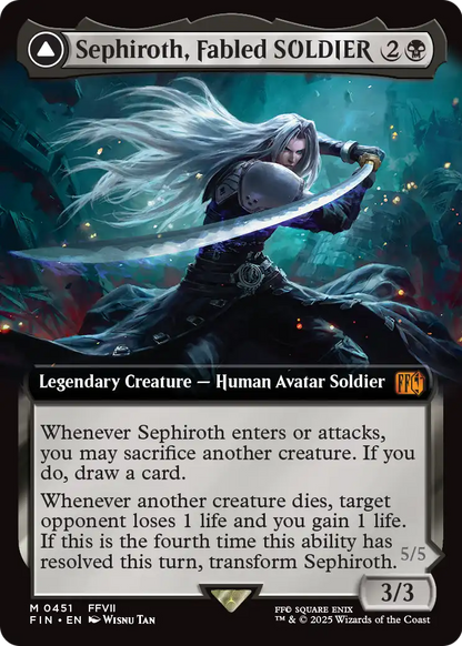 Sephiroth, Fabled SOLDIER (Extended Art) (FIN-451) [FINAL FANTASY]