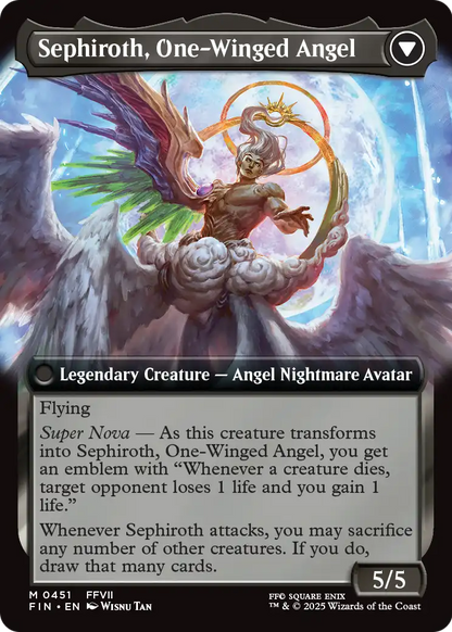 Sephiroth, Fabled SOLDIER (Extended Art) (FIN-451) [FINAL FANTASY] Foil